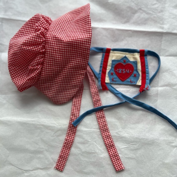 EUC 1996 Pleasant Company Kirsten Bonnet and Spoon Bag replacements original AG - Picture 2 of 8